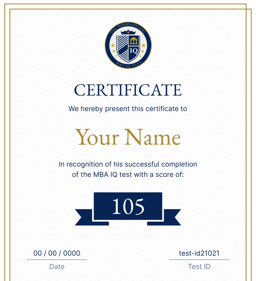 Certificate of Achievement